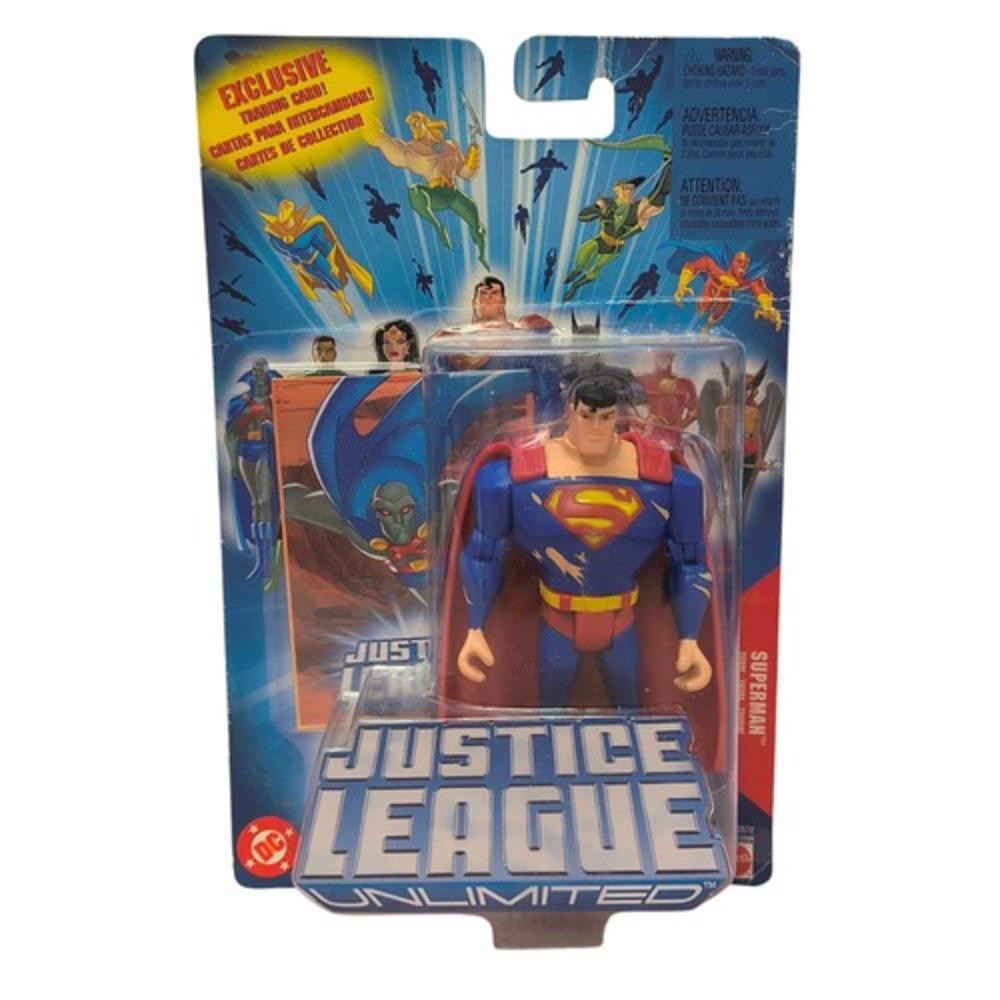 2004 Mattel DC Comics Justice League Unlimited Superman Battle Ravaged Figure